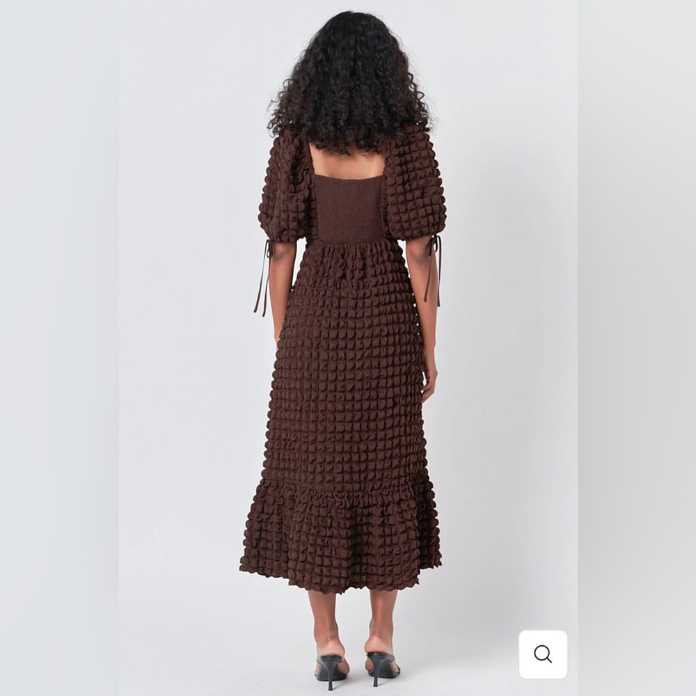 Endless Rose BUBBLE PUFF SLEEVE MAXI DRESS - Picture 6 of 15